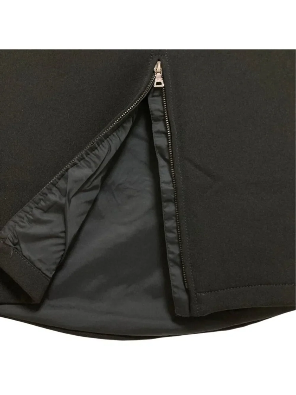 Prada Sports Aja Star Belt Stretch Skirt Black 38